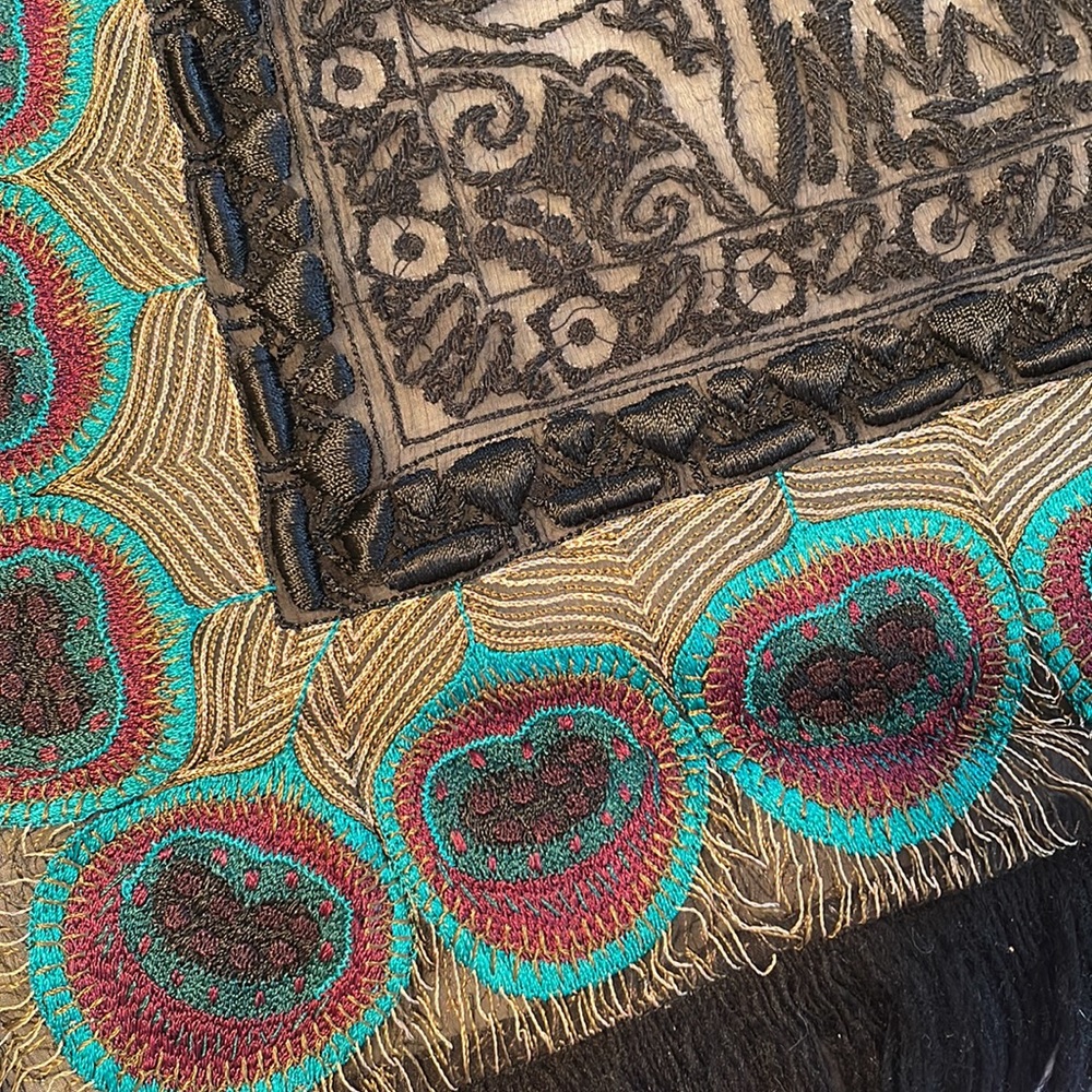 Dries Van Noten LARGE silk shaw